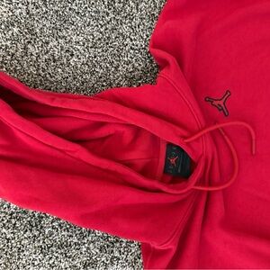 Jordan Jumpman Red Hoodie- short women’s